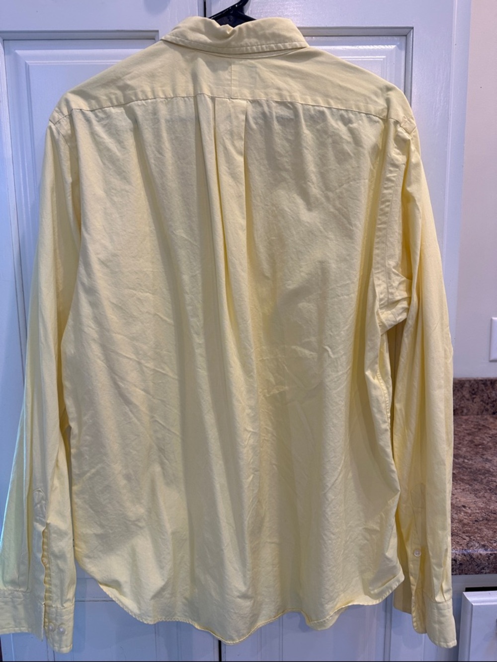 Ralph Lauren Pale Yellow Button-Down Oxford Shirt - Picture 3 of 3